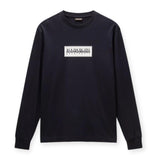 Napapijri S-BOX LOGO LS  NP0A4I3M0411 Μακό Μαύρο F/W