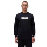 Napapijri S-BOX LOGO LS  NP0A4I3M0411 Μακό Μαύρο F/W