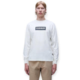 Napapijri S-BOX LOGO LS  NP0A4I3M2061 Μακό Λευκό F/W