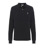 U.S. Polo Assn. MUST 49785/199 Polo Μπλούζα Μαύρη F/W