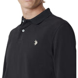 U.S. Polo Assn. MUST 49785/199 Polo Μπλούζα Μαύρη F/W