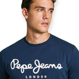 PEPE ORIGINAL STRETCH  PM508210/595 T-shirt Μπλε S/S